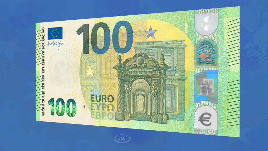 Zo zien de nieuwe briefjes van 100 en 200 euro eruit